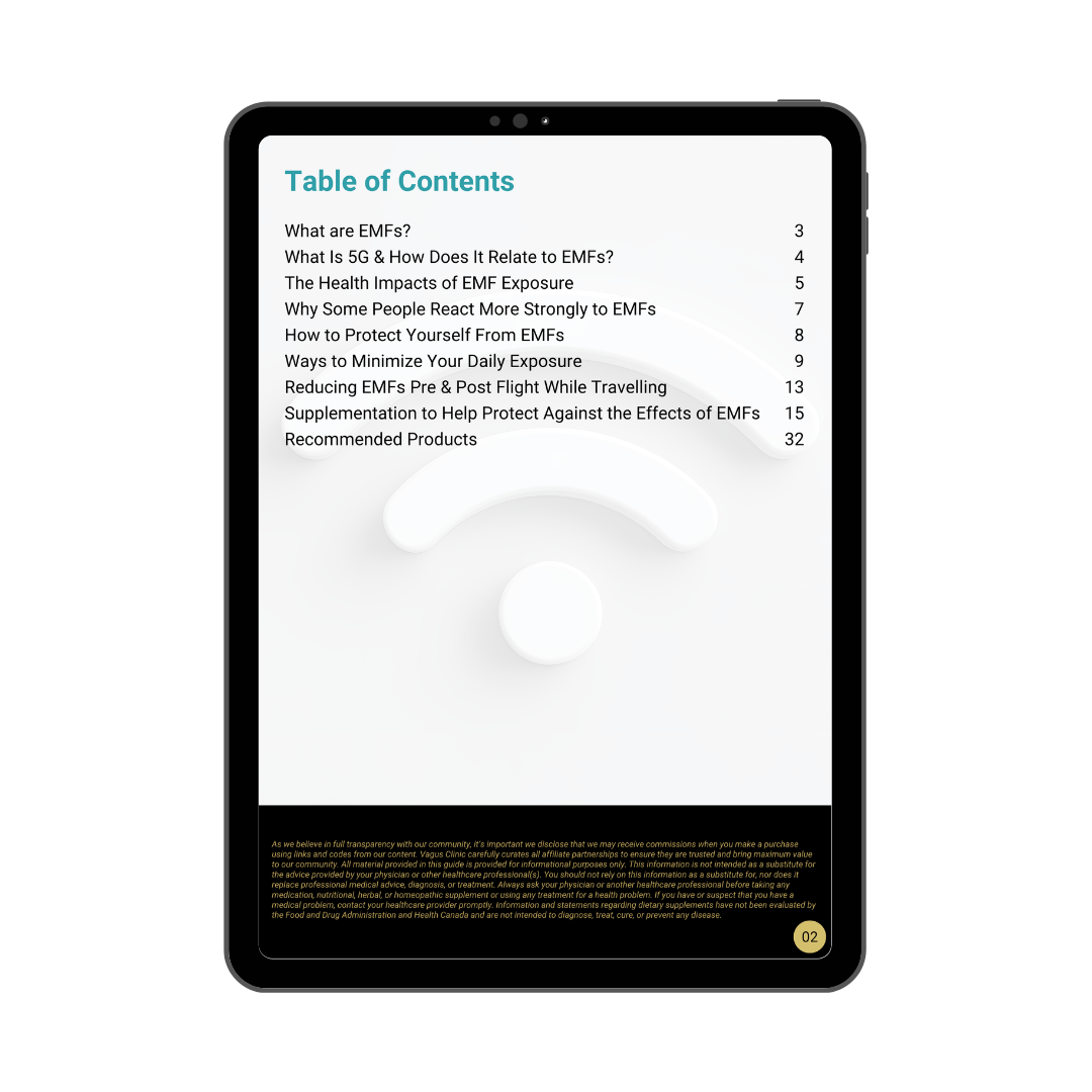 Ways to Reduce EMF Exposure Guide (Digital Download)
