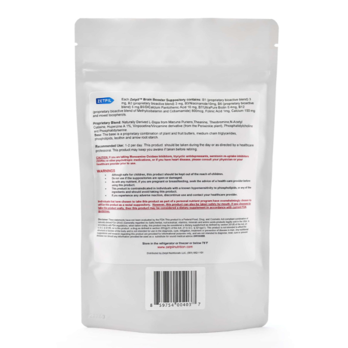 Brain Booster Suppository (30 Suppositories)