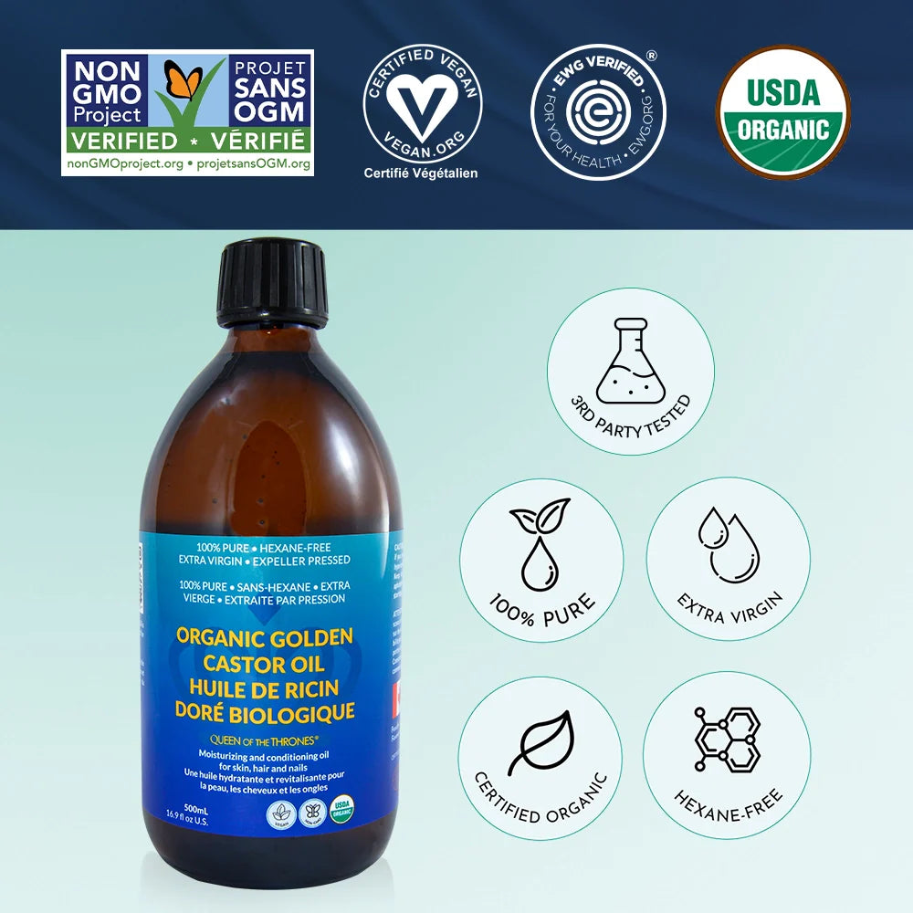 Organic Golden Castor Oil