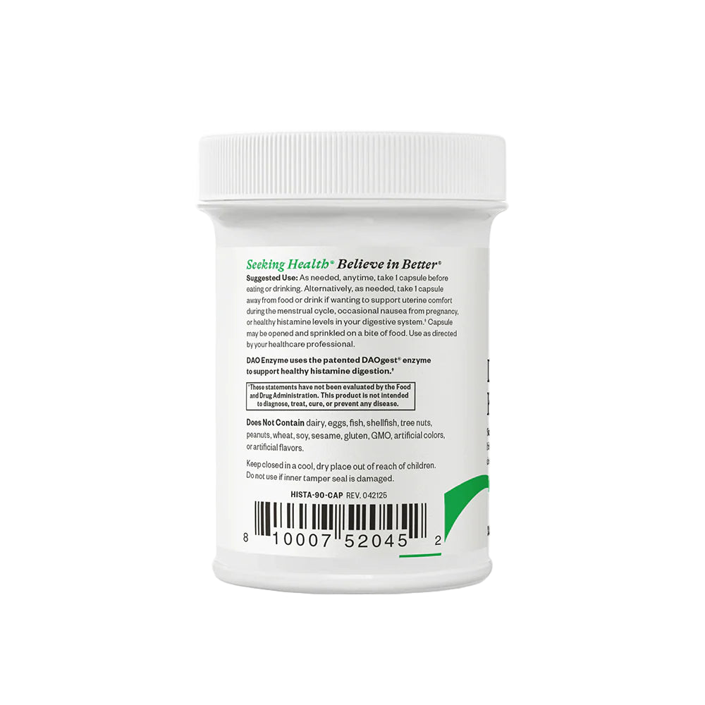 Supplement container with label on a white background