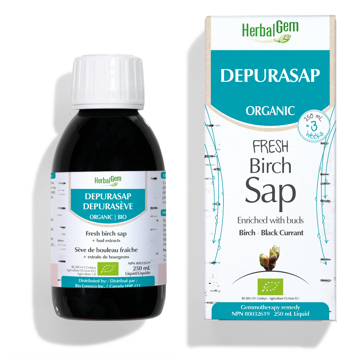 Depurasap - Fresh Birch Sap (250 ml)