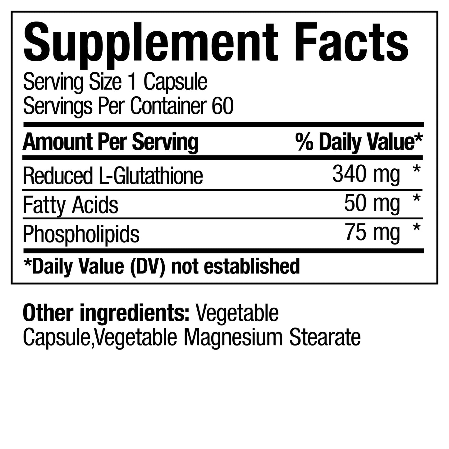 Liposomal Glutathione Capsules