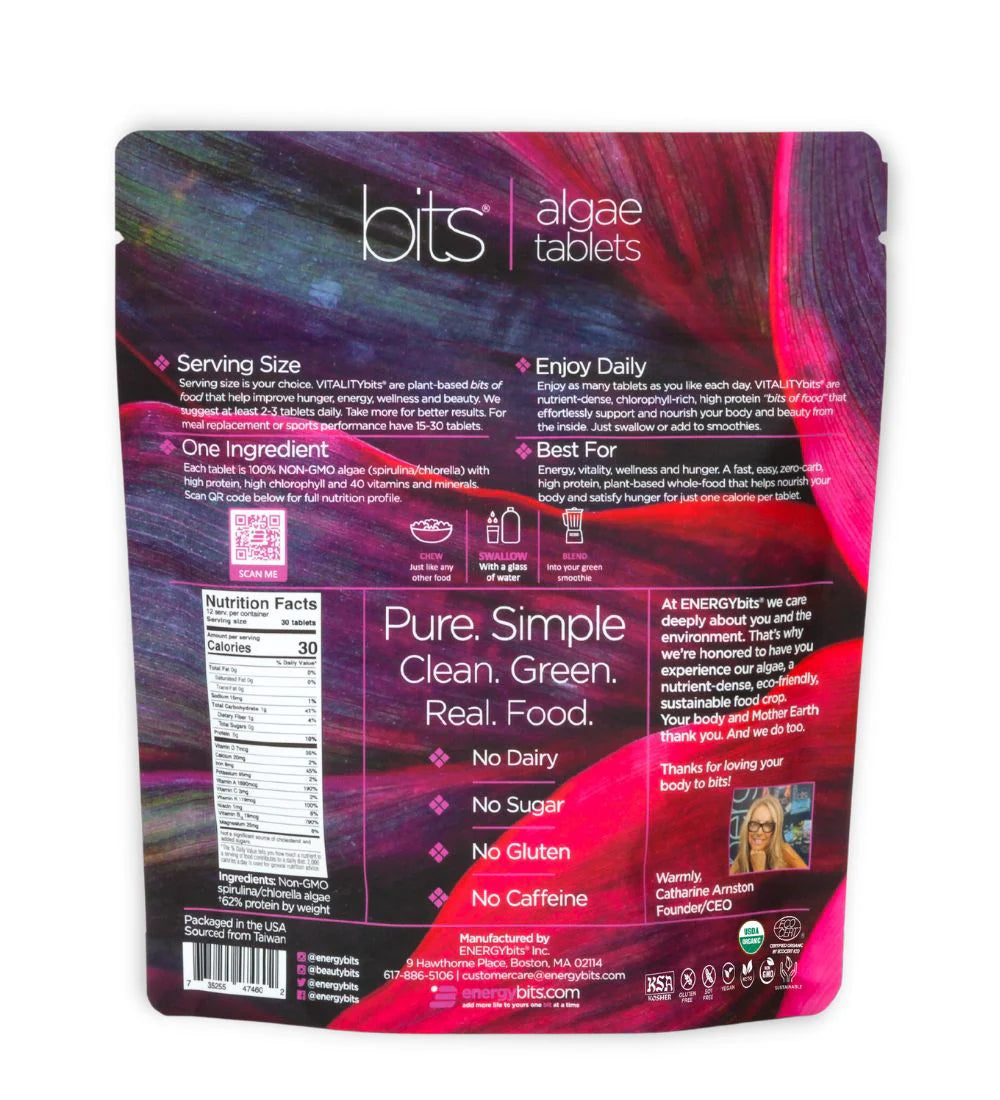 VITALITYbits® Spirulina/Chlorella | Small Bag