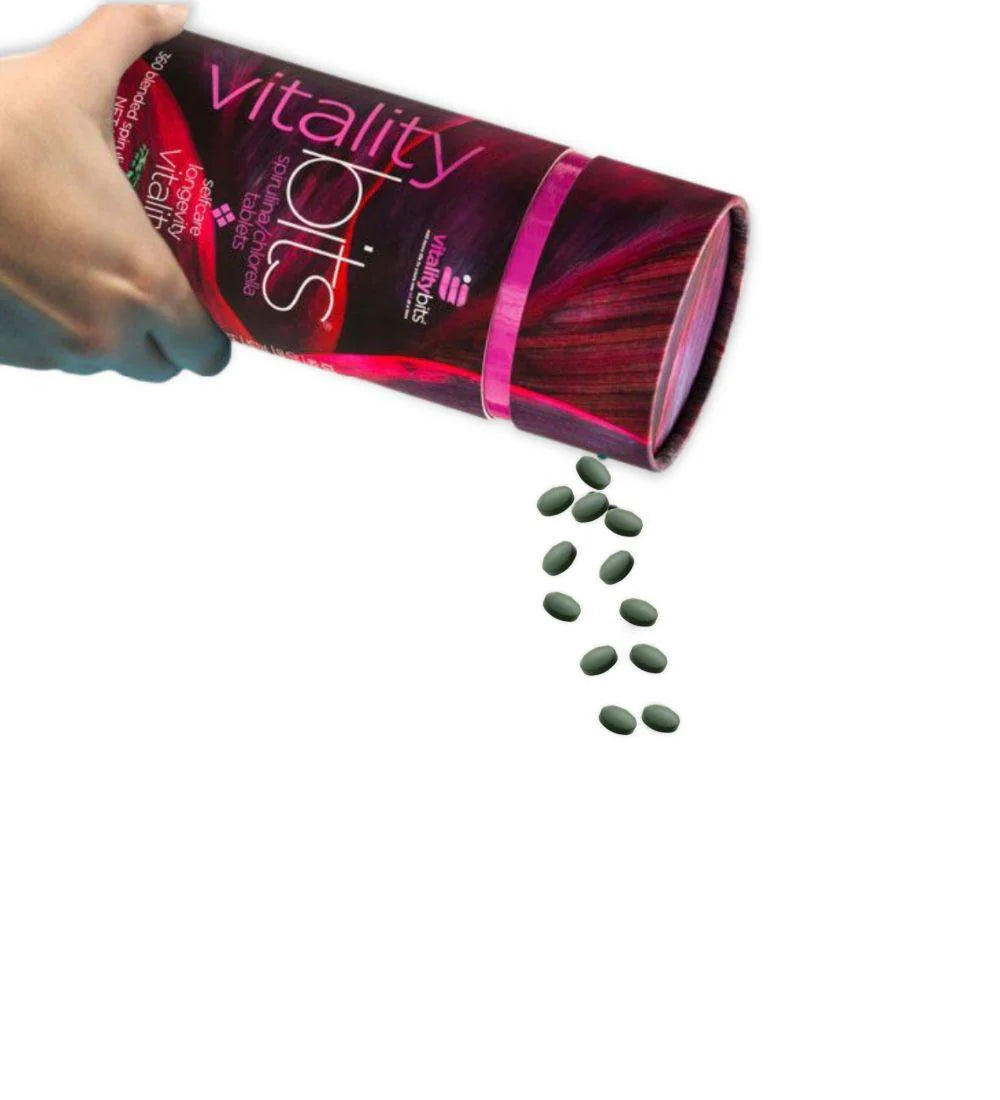 VITALITYbits® Spirulina/Chlorella | Small Canister