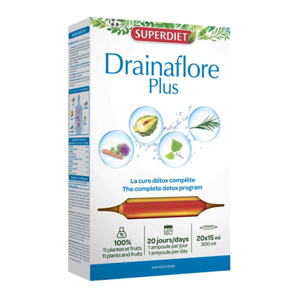 Drainaflore Plus (20 Ampoules x 15 ml)