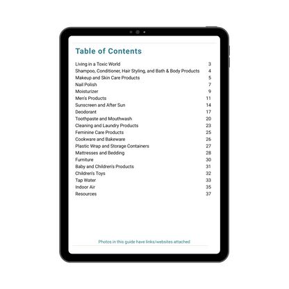 Removing & Reducing Toxins in Your Home (FREE Digital Download)