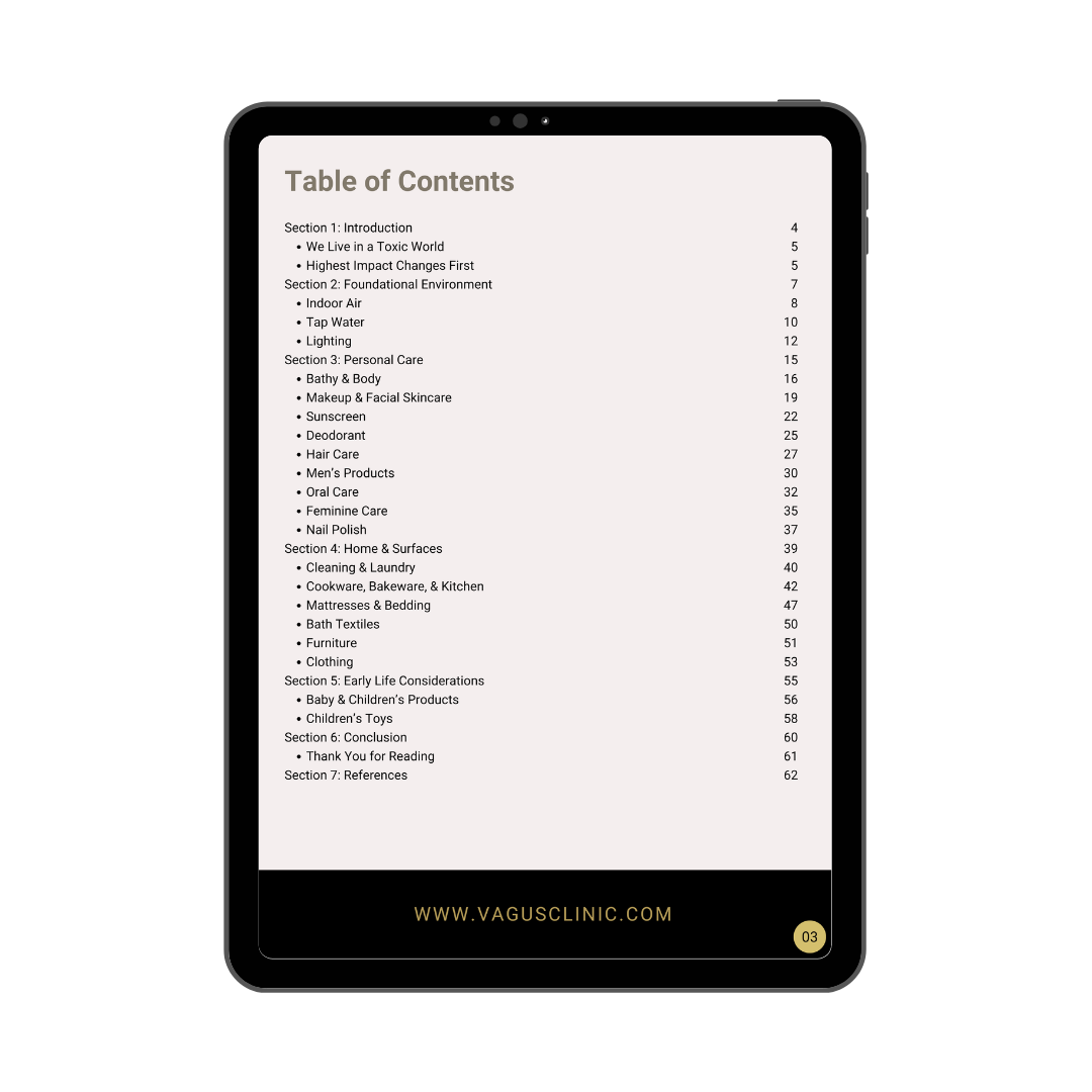 Removing & Reducing Toxins in Your Home (FREE Digital Download)