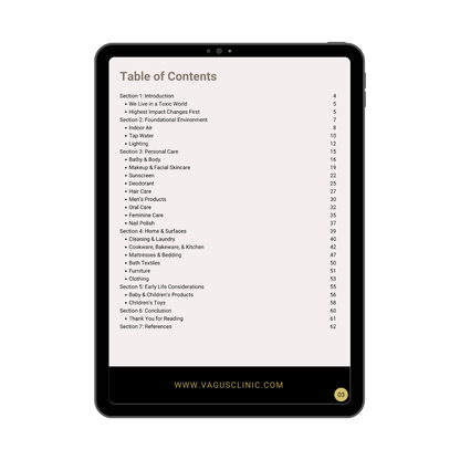 Removing & Reducing Toxins in Your Home (FREE Digital Download)