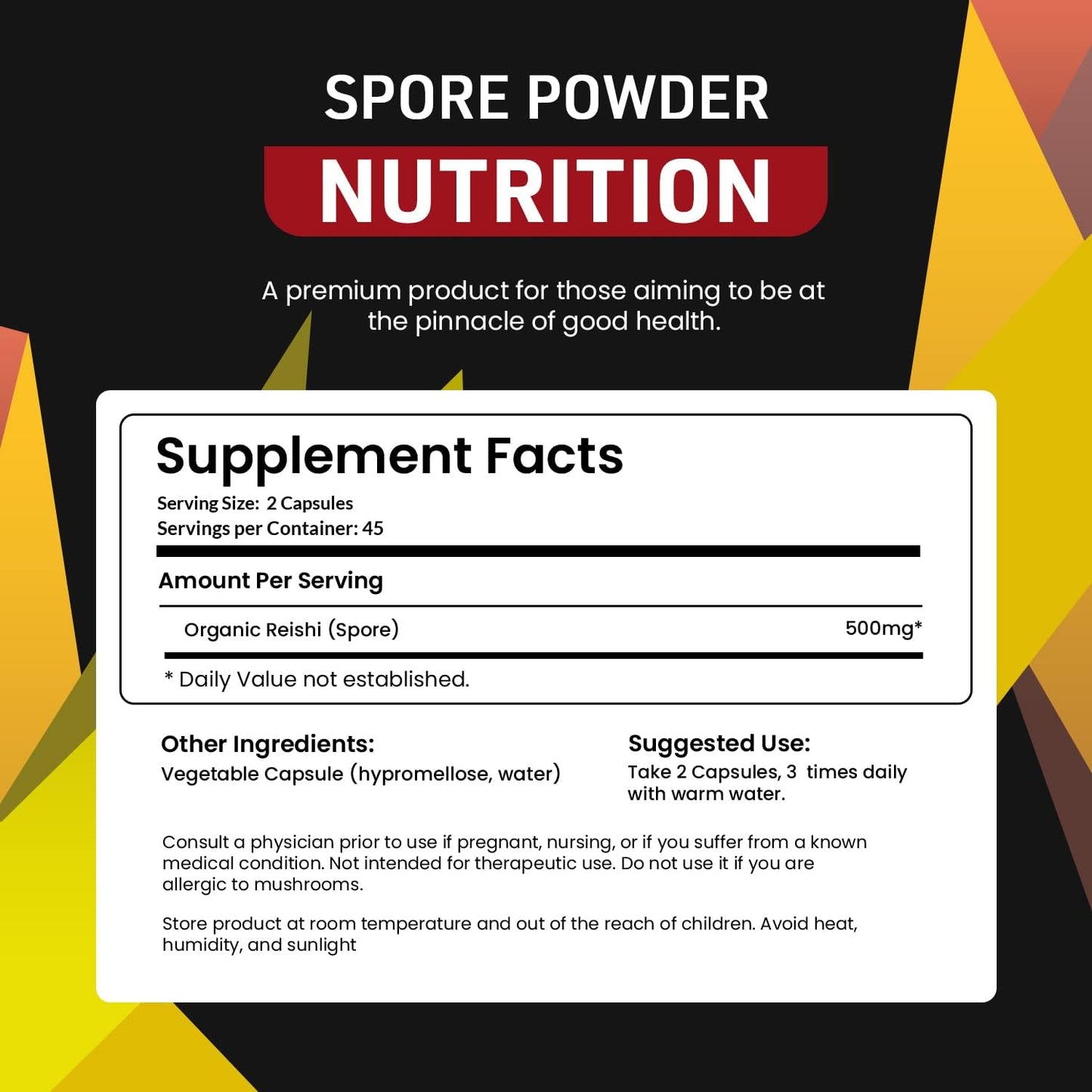 Organic Spore Powder