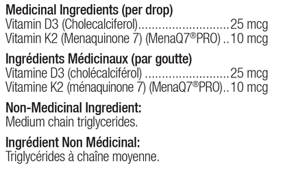 Vitamin D3 with K2 Liquid (30 ml)