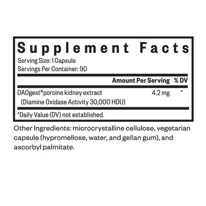DAO Enzyme (formerly Histamine Digest™)