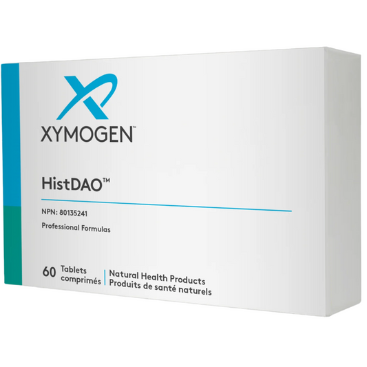 Xymogen HistDAO supplement box on a white background