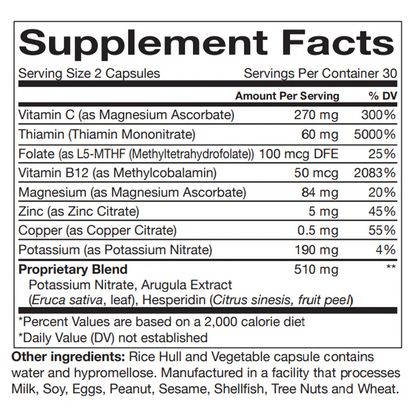 Nitric Oxide (N-O) (60 Capsules)