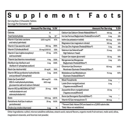 Optimal Multivitamin Chewable