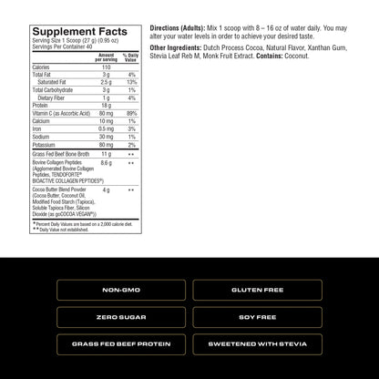 Spoken Grass Fed Beef Protein 38oz