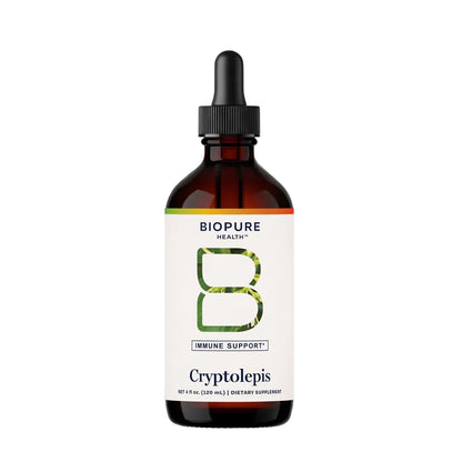 Biopure Health Cryptolepis dietary supplement bottle on a white background