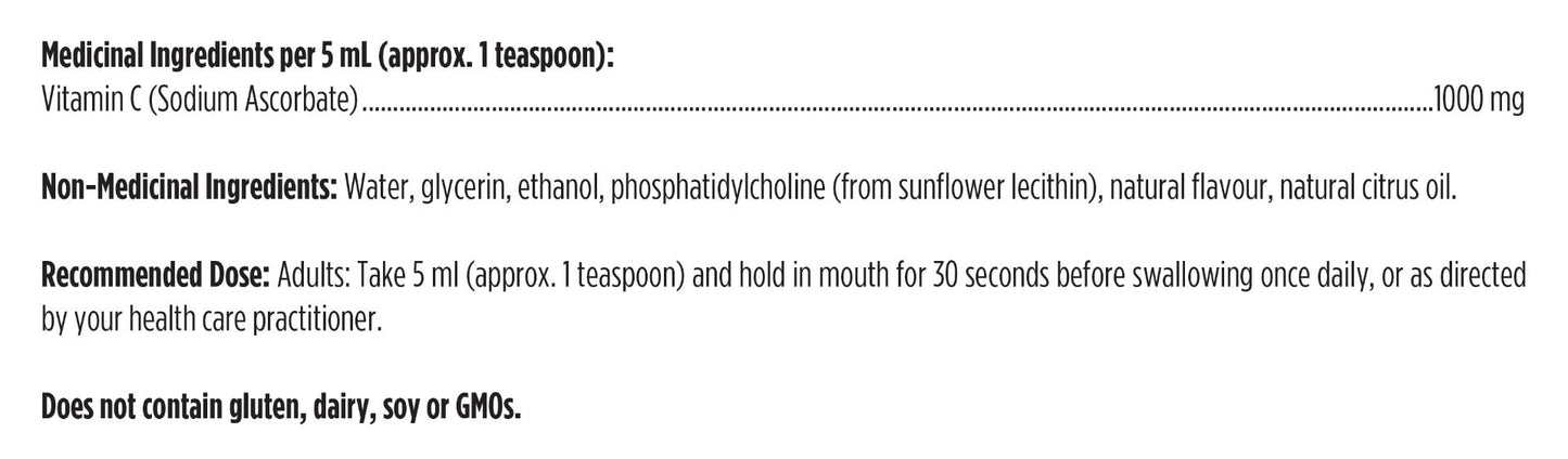 Liposomal Vitamin C (120 ml)