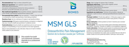 MSM-GLS (120 Capsules)