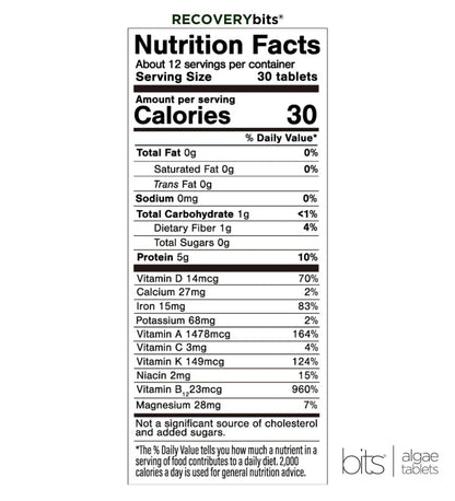 RECOVERYbits® Chlorella | Small Bag